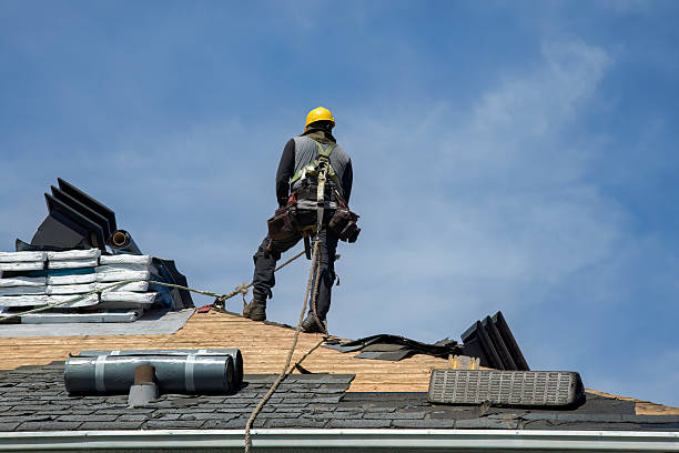 Professional Metal Roofing technician working in Three Rivers, MA